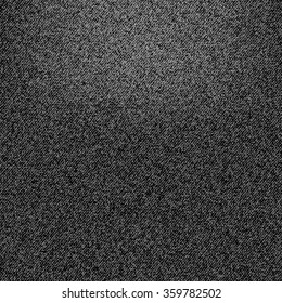 Texture of black jeans fabric as background. Vector EPS10