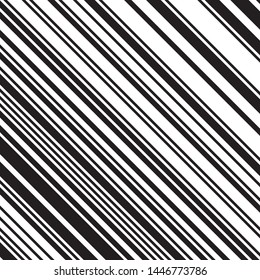 Texture with black oblique segments. Monochrome geometric pattern with oblique black segments.