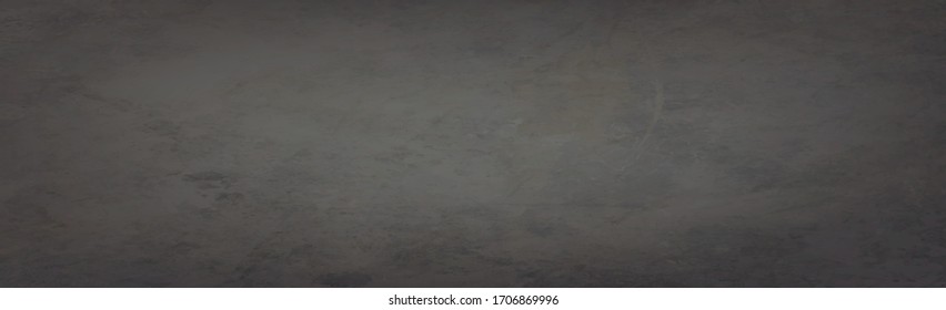 Texture of black peeling wall panorama