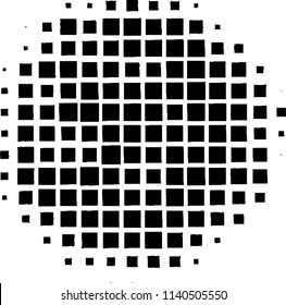 Texture of black squares on white background