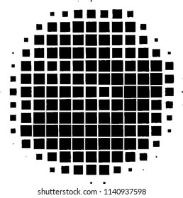 Texture of black squares on white background