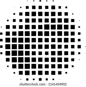 Texture of black squares on white background