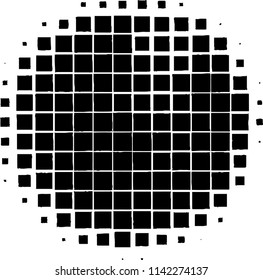 Texture of black squares on white background