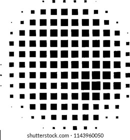 Texture of black squares on white background