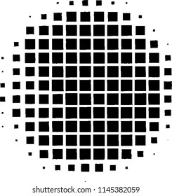 Texture of black squares on white background