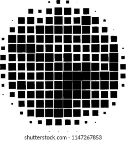 Texture of black squares on white background