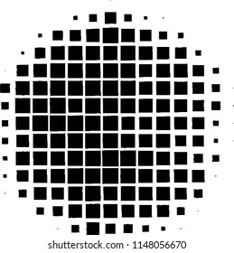 Texture of black squares on white background