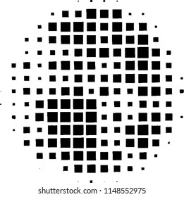 Texture of black squares on white background