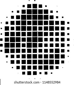 Texture of black squares on white background
