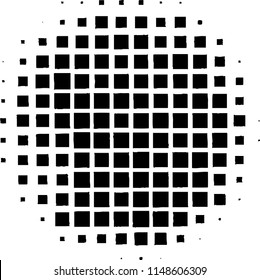 Texture of black squares on white background