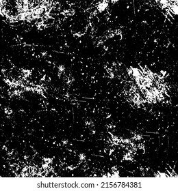 The texture is black and white from dirt, chips, scuffs