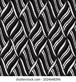 Texture with black and white lines _2_. Seamless vector illustration eps 10.