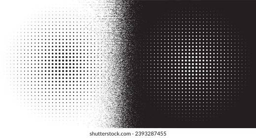 Texture of black and white lines, scratches, scuffs. Monochrome texture with white and gray color.Natural leather background Silver stylized hand drawn paper vector grain texture. dots halftone vector