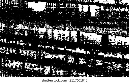 Texture black and white vector, abstract background overlay effect grunge
