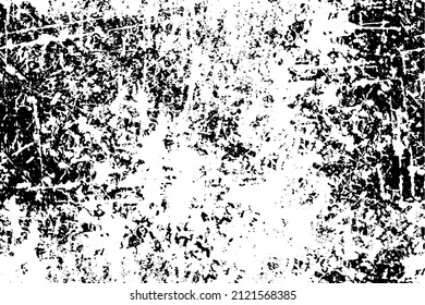 La textura es en blanco y negro. Superficie rota. Patrón de polvo, suciedad, arañazos, chips