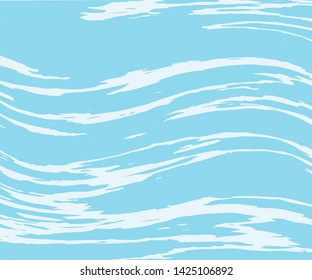 Texture of blue water. Vector illustration