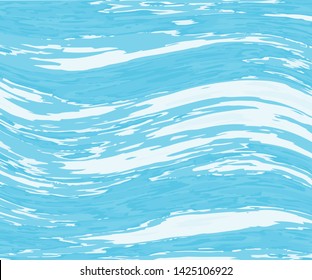 Texture of blue water. Vector illustration