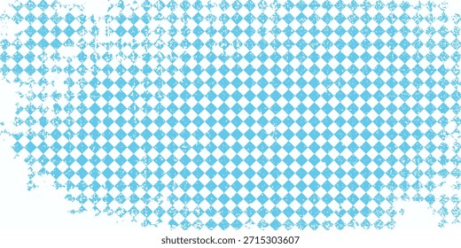 Textura con rombo azul y blanco. Anuncio sin costuras para la tela del Bayern. Patrón bávaro del Oktoberfest de Vector.