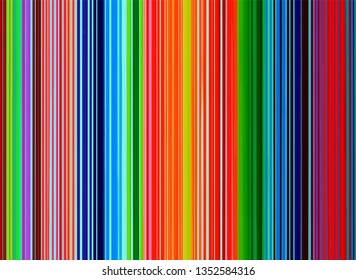 Mexican Blanket Stripes Seamless Vector Pattern Stock Vector (Royalty ...