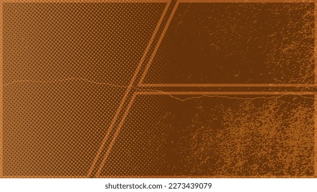 Texture of brown leather with scratches and discoloration.Grunge vintage background.