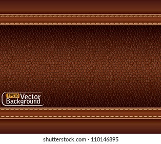 texture of brown leather.vector