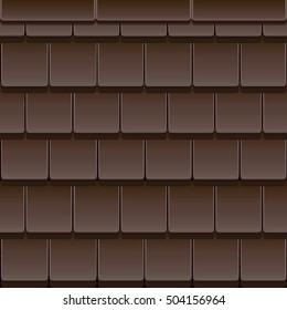 texture brown square roof tile with a visor