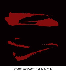Texture Brush Japan. Pencil Vampire Card. Background Texture Brush Japan. Graphic Cherry Funky Illustration. Oil Splash Zombie. Fear Artistic