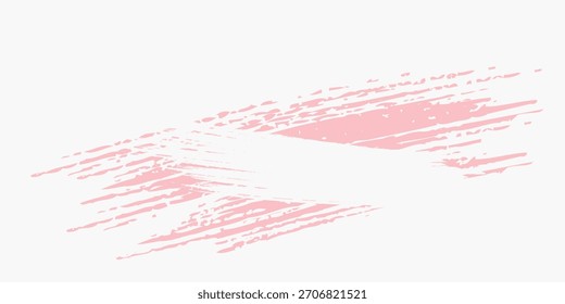 Ilustração do vetor do pincel da textura, Vetor do elemento da colagem do traçado do pincel desenhado à mão rosa, Elemento do vetor do traçado do pincel desenhado à mão

