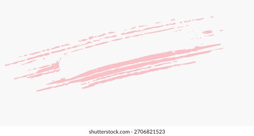Texture Brush vector illustration, Pink hand drawn brush stroke collage element vector, Hand drawn Texture brush stroke vector element

