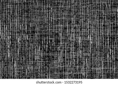 Texture of burlap, canvas.  Dark vector background.