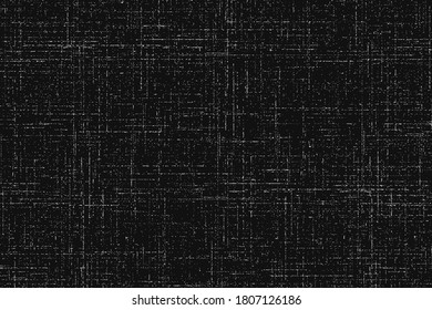 Textur von Einbruch, Leinwand. Dunkler Vektorhintergrund.