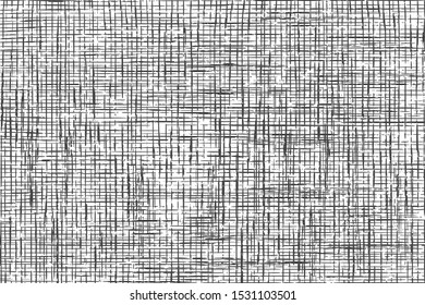 Texture of burlap, canvas.  Vector background, shades of gray.