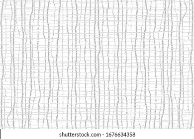 Texture of burlap, canvas. Vector background, shades of gray. 