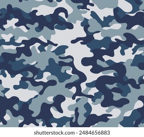 
texture camouflage blue pattern, repeat background, marine print