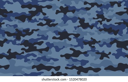 Camouflage Pattern Background Classic Clothing Style Stock Vector ...