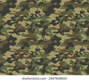 
texture camouflage military modern pattern, vector seamless background, design for print of clothing, paper, fabric