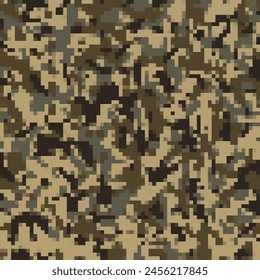 
Textura camuflaje sin fisuras digital pixel ejército de fondo, urbano urbano moderno patrón