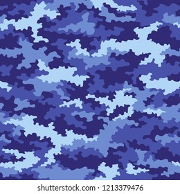 Texture camouflage seamless pattern. Abstract modern camo military and hunting endless background. Vector illustration.