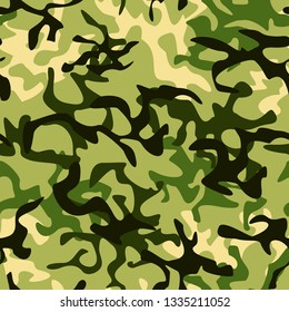 Texture camouflage seamless pattern. Abstract modern camo military background for army an hunting. Vector texture.