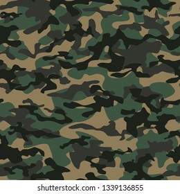 Texture camouflage seamless pattern. Abstract modern camo military background for army an hunting. Vector texture.