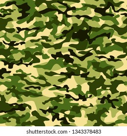 Texture camouflage seamless pattern. Abstract modern camo military background for army an hunting. Vector texture.