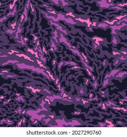 Texture camouflage seamless pattern. Abstract modern endless military trendy ornament for fabric and fashion textile print urban clothing. Vector background.
