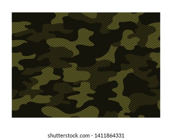 texture camouflage seamless patterns. Modern fashion vector trendy camo pattern.