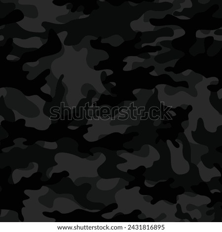 texture camouflage vector illustration black background seamless print