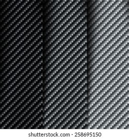 The Texture Of Carbon Fiber. Set Of Vector Backgrounds