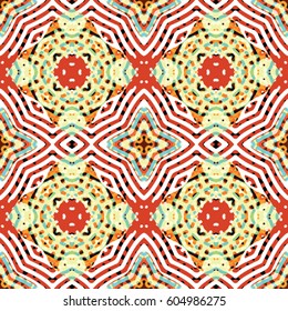 Texture for certificate or diploma, currency and money design. Single-leaf woodcut, xylography, printmaking. Seamless abstract color engraving pattern.Vector Illustration