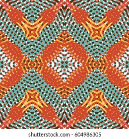 Texture for certificate or diploma, currency and money design. Single-leaf woodcut, xylography, printmaking. Seamless abstract color engraving pattern.Vector Illustration
