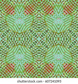 Texture for certificate or diploma, currency and money design. Single-leaf woodcut, xylography, printmaking. Seamless abstract color engraving pattern.Vector Illustration