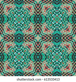 Texture for certificate or diploma, currency and money design. Single-leaf woodcut, xylography, printmaking. Seamless abstract color engraving pattern.Vector Illustration