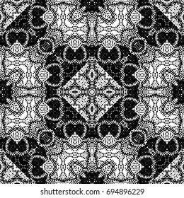 Texture for certificate or diploma, currency and money design. Single-leaf woodcut, xylography, printmaking. Seamless abstract color engraving pattern.Vector Illustration